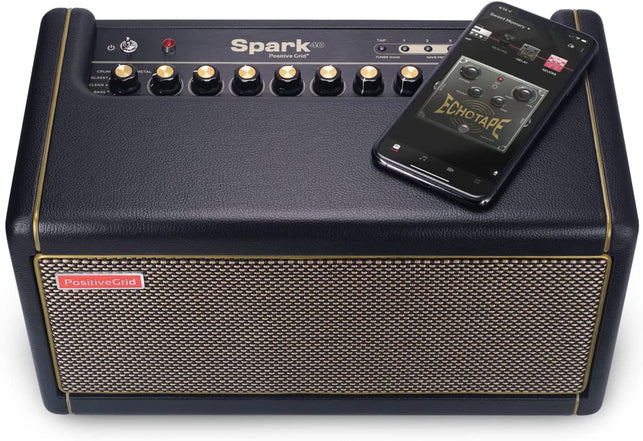 Positive Grid Spark 40-Watt Combo Practice Guitar Amplifier Electric Bass and Acoustic Guitar Amp with Spark Mobile App