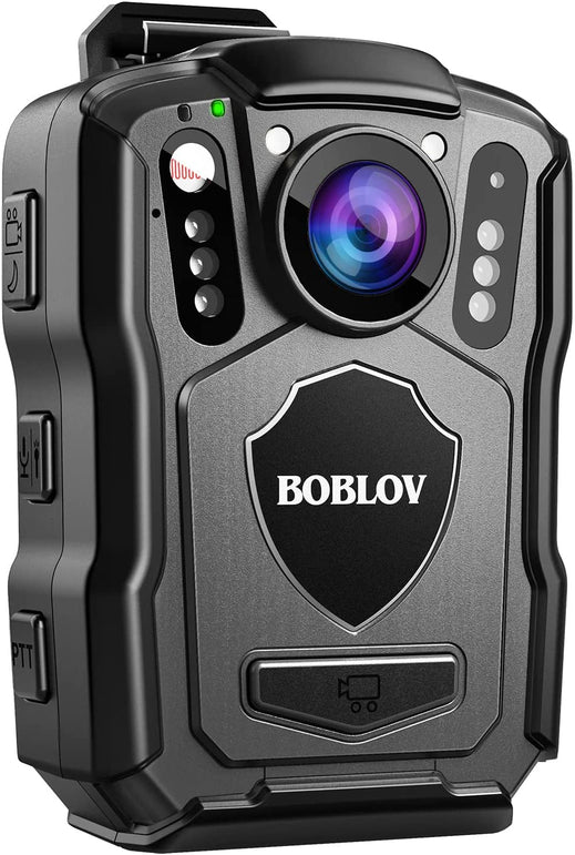 BOBLOV M5 Body Mounted Camera, 2K 64GB Camcorder, 4200Mah Battery for 15 Hrs Video Record, IP67 Body Mounted Camera (64GB NO GPS Version)