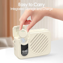 Voice Amplifier for Teacher with Wireless Magnetic Lapel Microphone, Portable Integrated Storage and Charge Design, 20W Powerful Personal Megaphone Speaker for Classroom, Tour Guide, Elderly