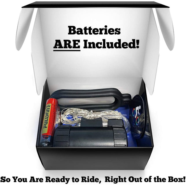 Activ Life LED Bike Wheel Lights with Batteries Included! Get 100% Brighter and Visible from All Angles for Ultimate Safety & Style (1 Tire Pack)