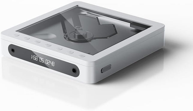 Fiio DM13 Multifunctional Portable Stereo CD Player with Long-Lasting Battery, Supports USB Ripping, Optical/Coaxial/3.5Mm/4.4Mm Outputs (Skylight Bluetooth)