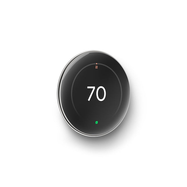 Google Nest Learning Thermostat (4Th Gen) with Nest Temperature Sensor (2Nd Gen) Polished Silver - Energy Saving Smart Thermostat with Adaptive Eco - Works with Alexa and Google Home App - Polished Silver