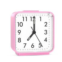 ORIA Analog Alarm Clock Bedside Alarm Clock Classic Small Clock Portable Children Desk Despertador 4 Colors for Home Travel