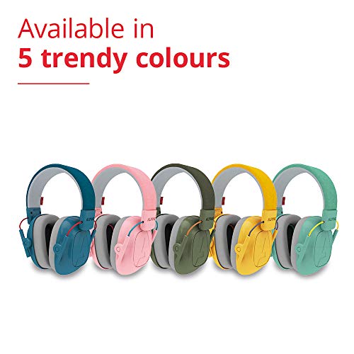 Alpine Muffy Noise Cancelling Headphones for Kids - 25dB Noise Reduction - Earmuffs for Autism - Sensory & Concentration Aid - Blue