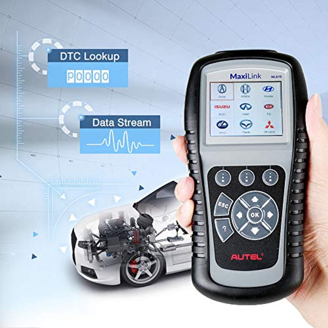 Autel Maxilink ML619 OBD2 Scanner, Autel Scanner ABS SRS Upgraded Version of AL619, Code Reader Turn Off Check Engine Light Car Diagnostic Tool