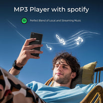 HIFI WALKER G7 Pro Android MP3 Player with Wifi & Bluetooth, 5.2” HD Touchscreen, 4GB RAM + 32GB Storage, Streaming & Offline Music Player with Speaker, Camera & Expandable Storage