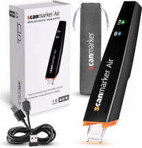 Scanmarker Air Pen Scanner - OCR Digital Highlighter and Reader - Wireless (Mac Win Ios Android) (Black)