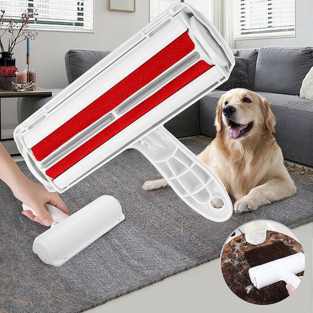 Pet Hair Remover Roller – Reusable Lint Roller for Dog & Cat Hair – Self-Cleaning Brush for Couch, Carpet, Furniture & Car Seats – Efficient Fur Removal Tool with Ergonomic Grip