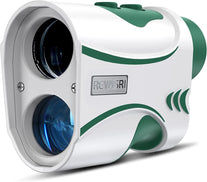 REVASRI Laser Range Finder for Golf and Disc Golf | Elevation and Slope Calculation | Flag Lock and Vibration | 1000 Yards/3000 Feet Rechargeable Rangefinder