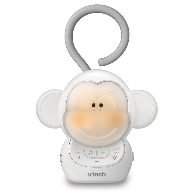 Vtech BC8211 Myla the Monkey Baby Sleep Soother with a White Noise Sound Machine Featuring 5 Soft Ambient Sounds, 5 Calming Melodies & Soft-Glow Night Light, 1 Count (Pack of 1)