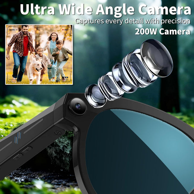 AI Smart Glasses with 1080P Camera and Real-Time Translation