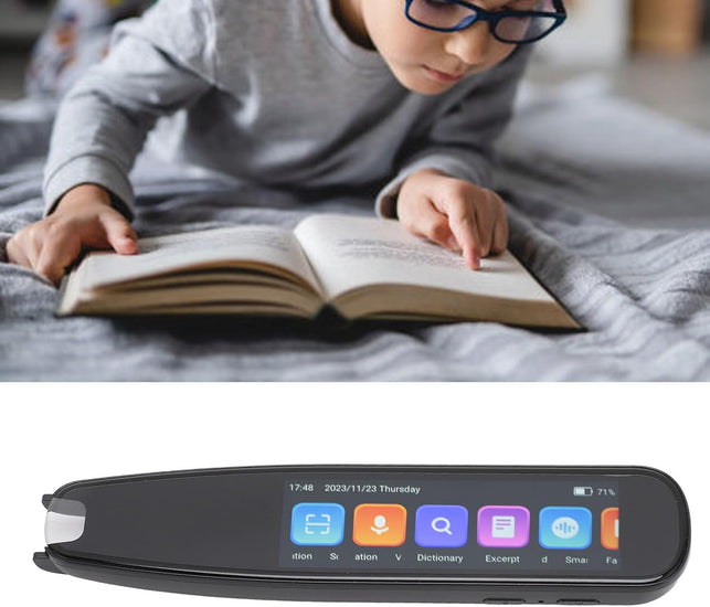 Translation Scanning Pen, Reading Pen Dictionary Pen Scanning Smart Scanner Translator Device for Learners Read Business Travel, 131 Online Languages