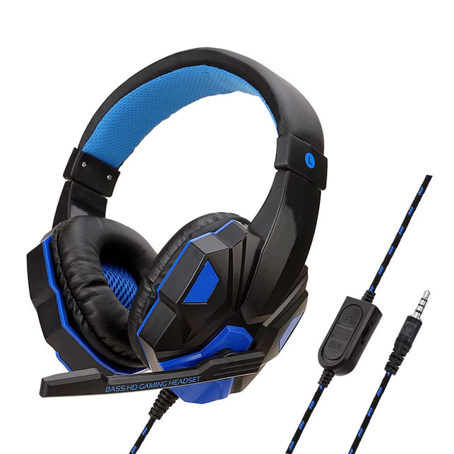 Occkic Subwoofer Gaming Headphone with Mic Over-Ear Headphones Bluetooth 5.3 40Mm Driver 2.4G Cable RGB Headsets