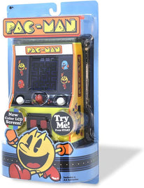 Basic Fun Arcade Classics - Pac-Man Color LCD Retro Mini Arcade Game , Yellow