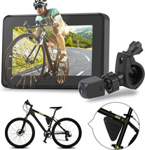 Blueear Bike Bicycle Mirror,1080P Bicycle Rear View Camera with 4.3