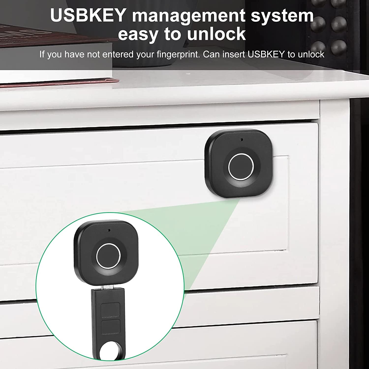 Bluetooth Fingerprint Cabinet Lock, Smart Biometric Cabinet Lock, Keyl ...