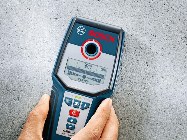Bosch GMS120 Digital Multi-Scanner with Modes for Wood, Metal, and Live Wiring