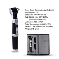 Bysameyee Mini Ear Otoscope, Bysameyee Magnification Diagnostic Ear Scope with LED Direct Illumination Light, Ear Healthy Tool for Doctors Nurses Adults Kids Baby Elder Pets Animals