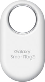 SAMSUNG Smarttag2 (2023) Bluetooth + UWB, IP67 Water and Dust Resistant, Findable via App, 1.5 Year Battery Life - White
