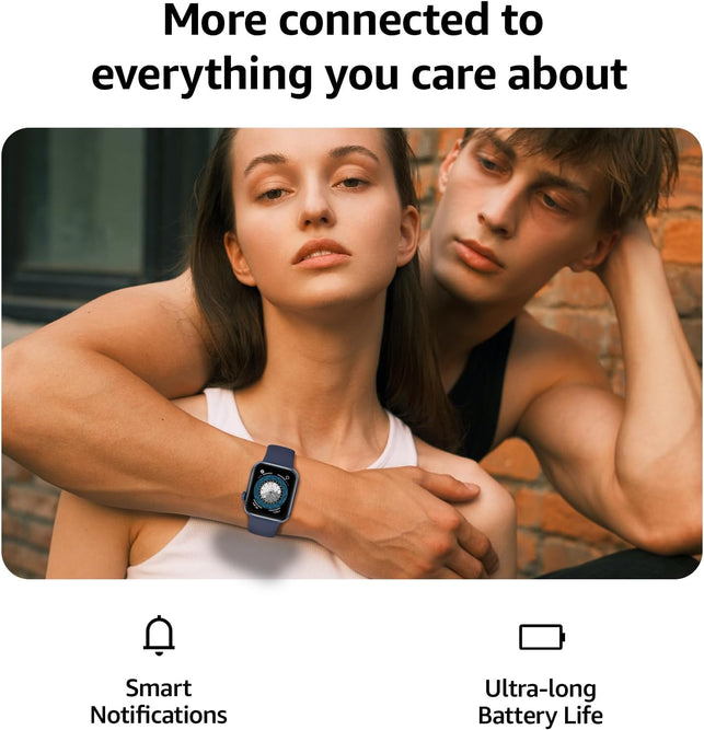 Smart Watch for Men Women Answer/Make Call, 1.85" Smartwatch, Fitness Watch with Heart Rate Blood Pressure Sleep Monitor, 140+Sports, IP68 Waterproof Step Counter Watch Compatible with Android Ios