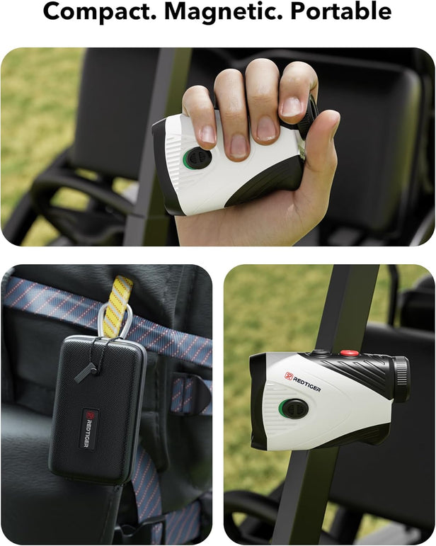 REDTIGER 1200 Yards Golf Range Finder with Slope, 7X Magnification