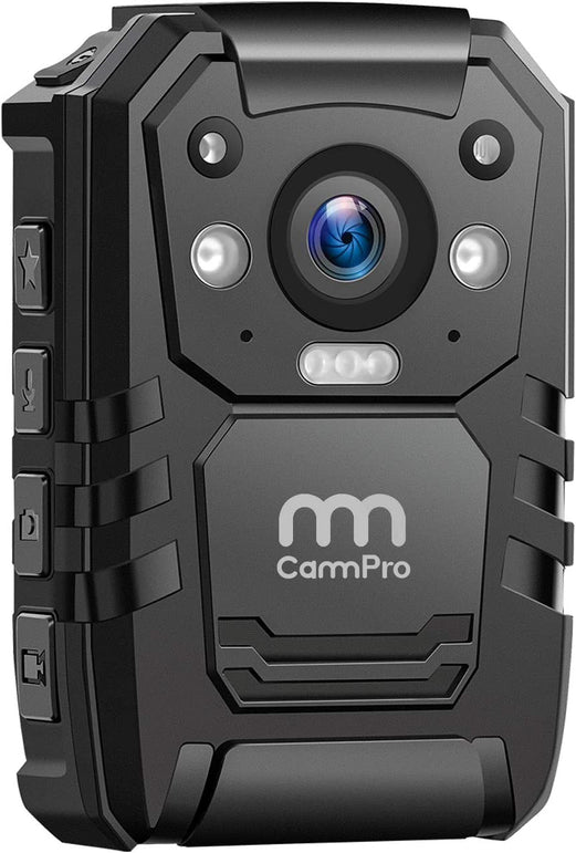 Cammpro I826 1296P HD Police Body Camera,64G Memory,Waterproof Body Worn Camera,Premium Portable Body Camera with Audio Recording Wearable,Night Vision,Gps for Law Enforcement