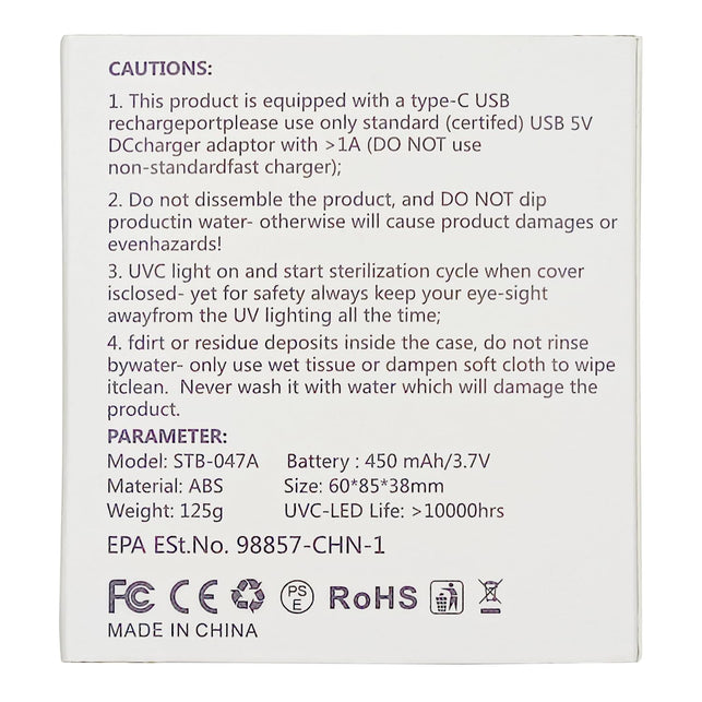 Toothbrush Sanitizer and Holder, TYPLFH Wall Mounted Toothbrush Covers Holders for Bathrooms, Rechargeable Toothbrush Travel Cleaner Case for Electric & Any Toothbrushes