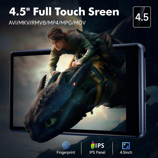 163GB Android MP3 Player with Bluetooth and Wifi, 4.5" Touchscreen