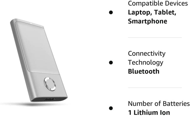 Cheerdots Bluetooth Presentation Clicker Wireless Presenter, Air Mouse with Red Light Presentation Remote for Macos (2013 or Later), Win 8/10/11 (With BLE)/, Ipados 13 or Above, Android 5 or Above
