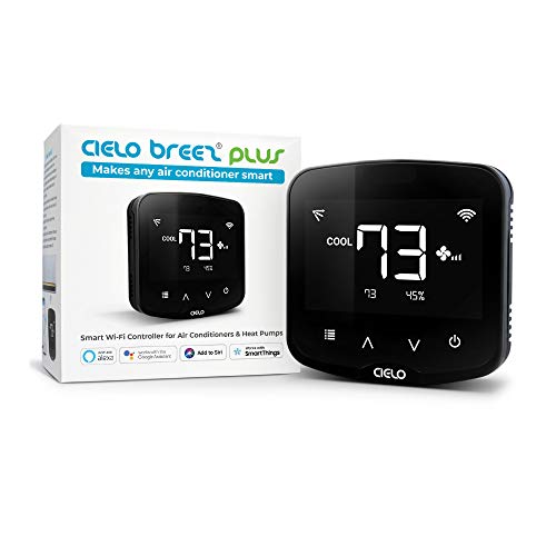 Cielo Breez Plus Smart Air Conditioner Controller | Smart Thermostat for Mini Split, Window & Portable ACS | Alexa, Google, Siri, SmartThings | iOS &