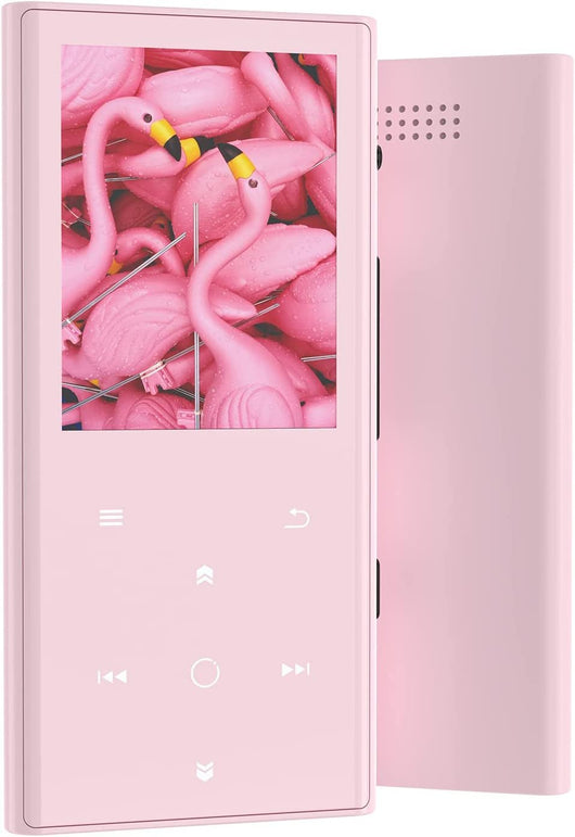 COCONISE 64GB Mp3 Player with Bluetooth 5.2, COCONISE Music Player with Speaker Hi-Fi Lossless Sound Quality, with FM Radio, Voice Recording, E-Book Function,Super Light Perfect for Running