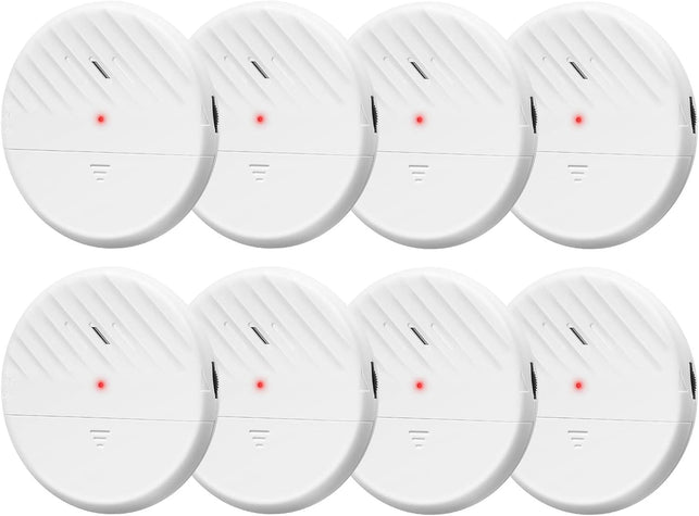 Wsdcam Glass Break Sensor Alarm 125Db Ultra-Slim Wireless Glass Break Detector Window Alarm Vibration Sensor for Home Window and Door Security (8)