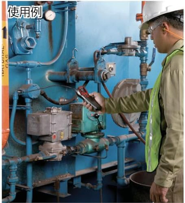 RIDGID 36163 CD-100 Micro Combustible Gas Handheld Diagnostic Detector with 16" Flexible Probe and Visual, Audible, and Vibration Alarms