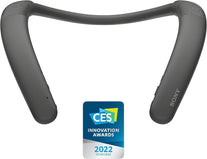 Sony SRS-NB10 Wireless Neckband Bluetooth Speaker Comfortable and Lightweight with Technology to Work from Home, Built-In Mic, 20 Hours of Battery Life, and IPX4 Splash-Resistant- Charcoal Gray