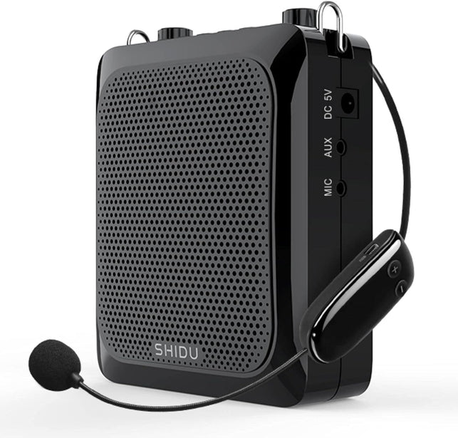 Wireless Voice Amplifier Bluetooth, Microphone Amplifier Wireless 25 Watt Sound System Portable with Mic, 2000Mah Rechargeable Lithium Battery for Teachers/Tour Guide S28
