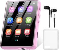 128GB MP3 Player with Bluetooth 5.4 - SWOFY M4 Portable Music Player with Hifi Speaker, 2.4
