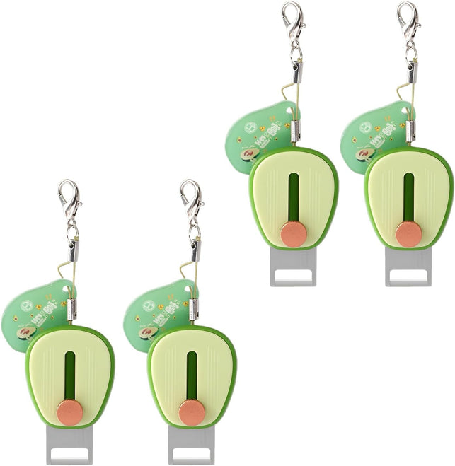 Pocket Fruit Peeler - Retractable Vegetable Peeler,Avocado-Shaped Kitchen Gadgets,Folding Stainless Steel Fruit Cutter for Travel Picnics Camping Outdoor（4Pcs）