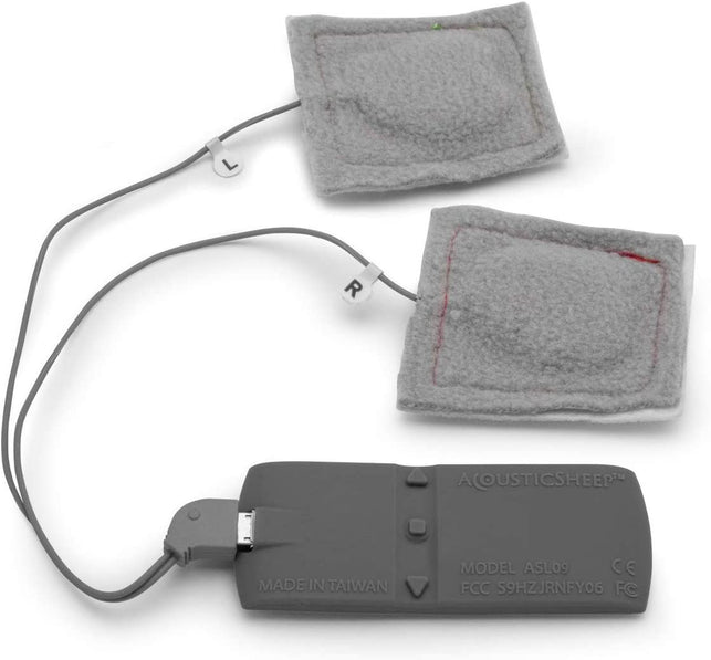 Acousticsheep Sleepphones Wireless | Bluetooth Headphones for Sleep, Travel, and More | the Original and Most Comfortable Headphones for Sleeping | Midnight Black - Fleece Fabric (Size M)