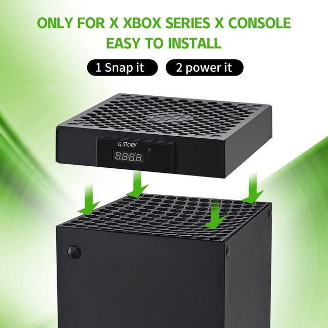 G-STORY Lüfter Für Xbox Series X, cooling fan for Xbox Series X