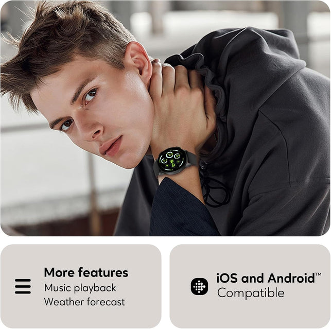 Smart Watch Answer/Make Call, 1.38" Smart Watches for Women Men, Fitness Tracker Watch with Heart Rate/Sleep Monitor, 120+ Sports, IP68 Waterproof Step Counter Watch Compatible with Android Ios