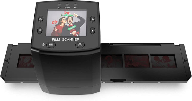 DIGITNOW! 135 Film Negative Scanner High Resolution Slide Viewer,Convert 35Mm Film &Slide to Digital JPEG save into SD Card, with Slide Mounts Feeder No Computer/Software Required