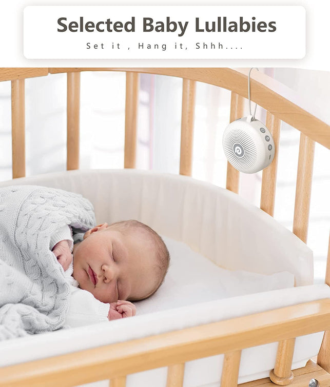 Dreamegg White Noise Machine - Portable Sound Machine for Baby Adult, Features Powerful Battery, 21 Soothing Sound, Noise Canceling for Office & Sleeping, Sound Therapy for Home, Travel, Registry Gift