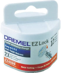 Dremel EZ456B 1 1/2-Inch EZ Lock Rotary Tool Cut-Off Wheels For Metal - 12 pieces