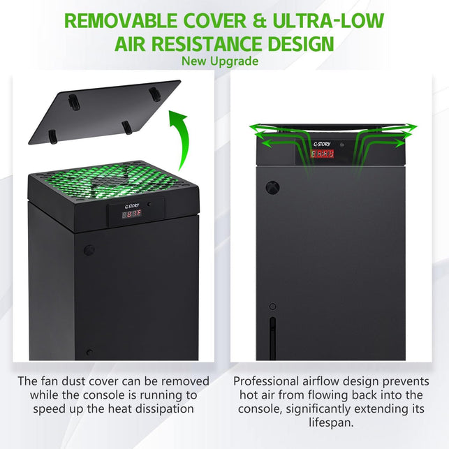 G-STORY Lüfter Für Xbox Series X, cooling fan for Xbox Series X