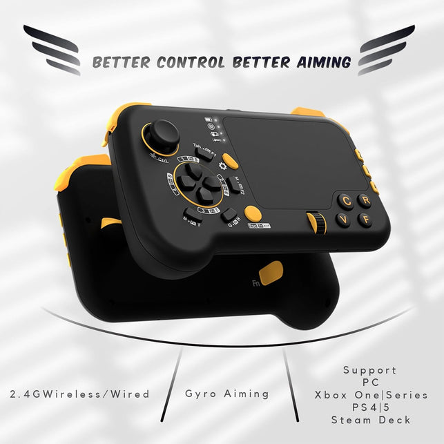 Shotpad Wireless Gyro Touchpad Game Controller for Pc|Steamdeck|Ps4|Ps5|Xbox One|Xbox Series S X