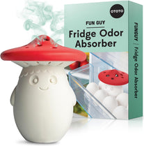 Fridge Deodorizer by OTOTO - Baking Soda Fridge, Refrigerator Deodorizer, Baking Soda Odor Absorber, Cute Gifts, Cute Kitchen (Mushroom)