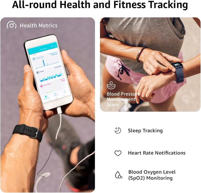 Smart Watch for Men Women Answer/Make Call, 1.85" Smartwatch, Fitness Watch with Heart Rate Blood Pressure Sleep Monitor, 140+Sports, IP68 Waterproof Step Counter Watch Compatible with Android Ios