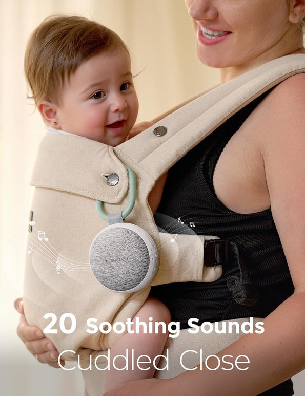 Momcozy Portable Sound Machine with Night Light, White Noise Machine Baby