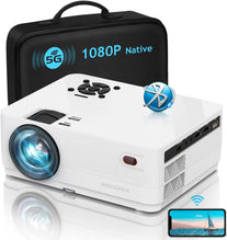 Roconia 5G Wifi Bluetooth Native 1080P Projector, 12000LM Full HD Movie Projector, 300