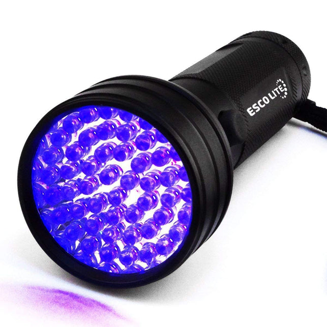 Escolite UV Flashlight Black Light 51 LED Ultraviolet Pet Urine Blacklight Detector Pet Stains and Bed Bug 395 nM
